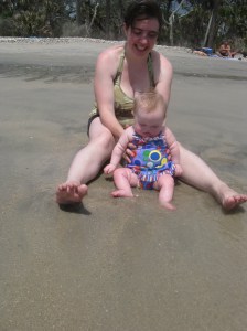 First Feet in the Sand